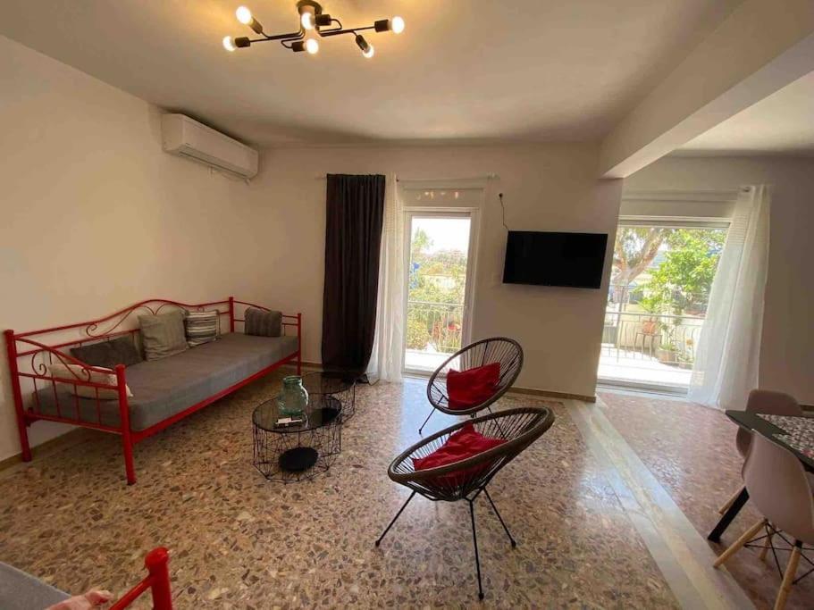 Lávrion New! Flower Patio House 2 Bdr - Bbq - Wash Machine מראה חיצוני תמונה